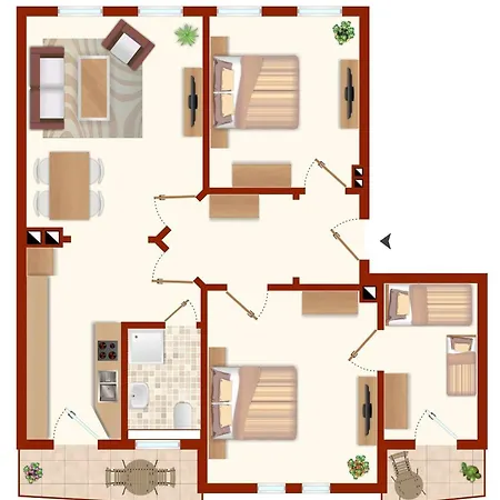 Apartment Promenadendeck Laboe